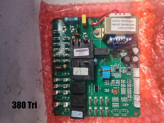 Carte electronique + panneaux de controle pour machine à glace soft en 380 tri