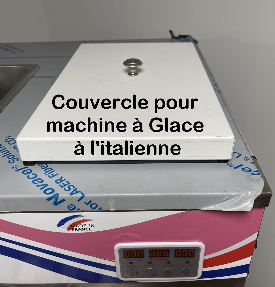 Couvercle Aluminium pour machine à Glace à l'Italienne